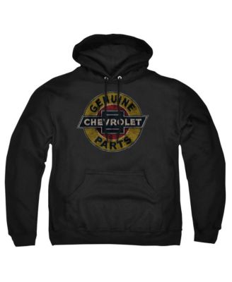Men's Genuine Chevy Parts Distressed Sign Pull-Over Hoodie