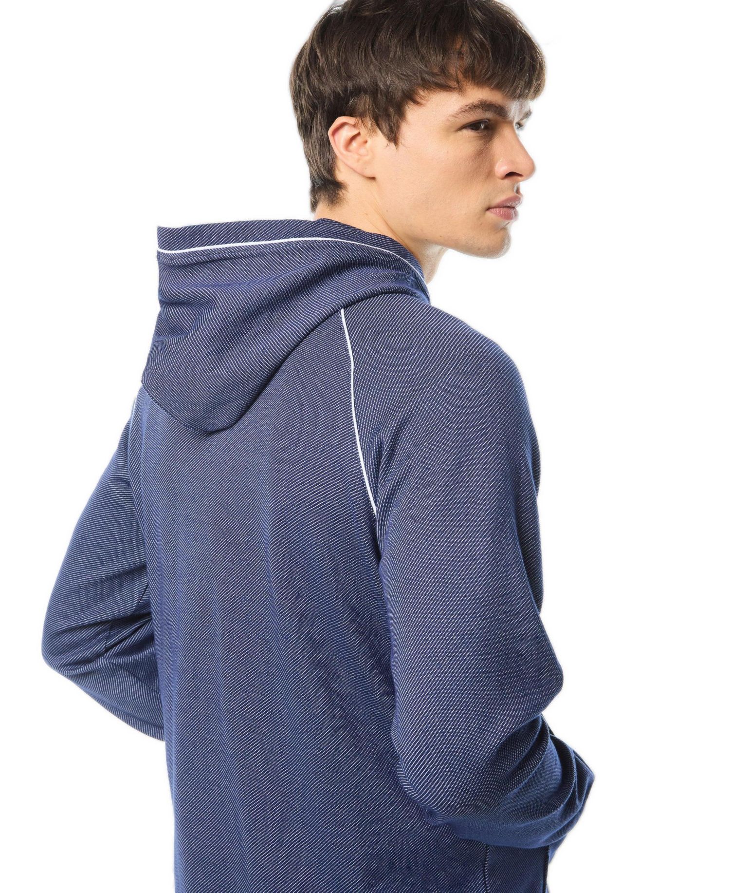 Men's Agiato Raglan-Sleeve Jacquard Hoodie