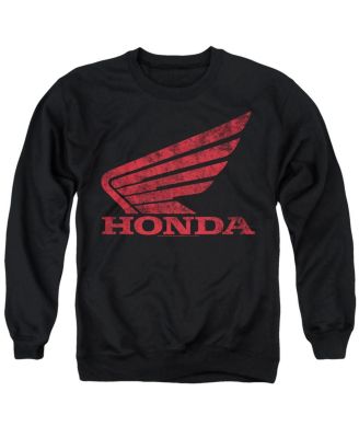 Men's Distressed Power sports Wing Crewneck Sweatshirt