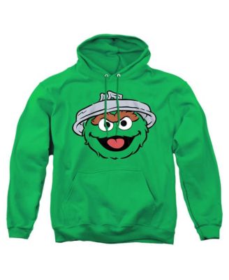 Men's Oscar The Grouch Full Face Pull-Over Hoodie