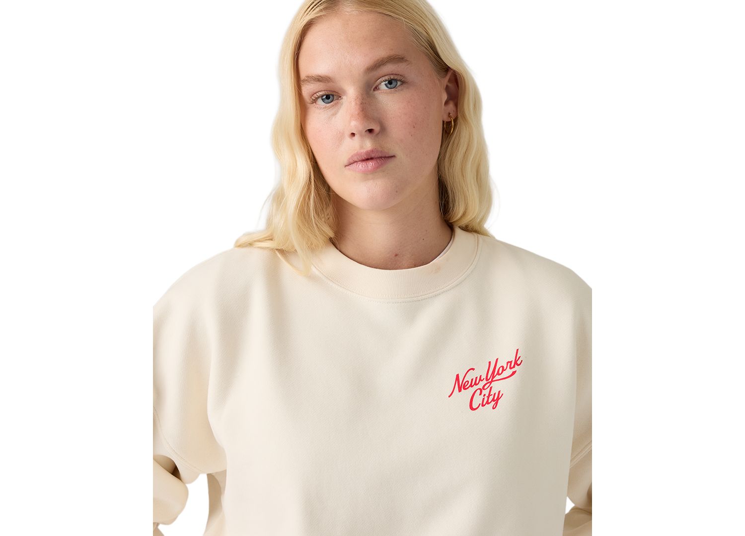 Women's Vintage Boxy Graphic Sweatshirt