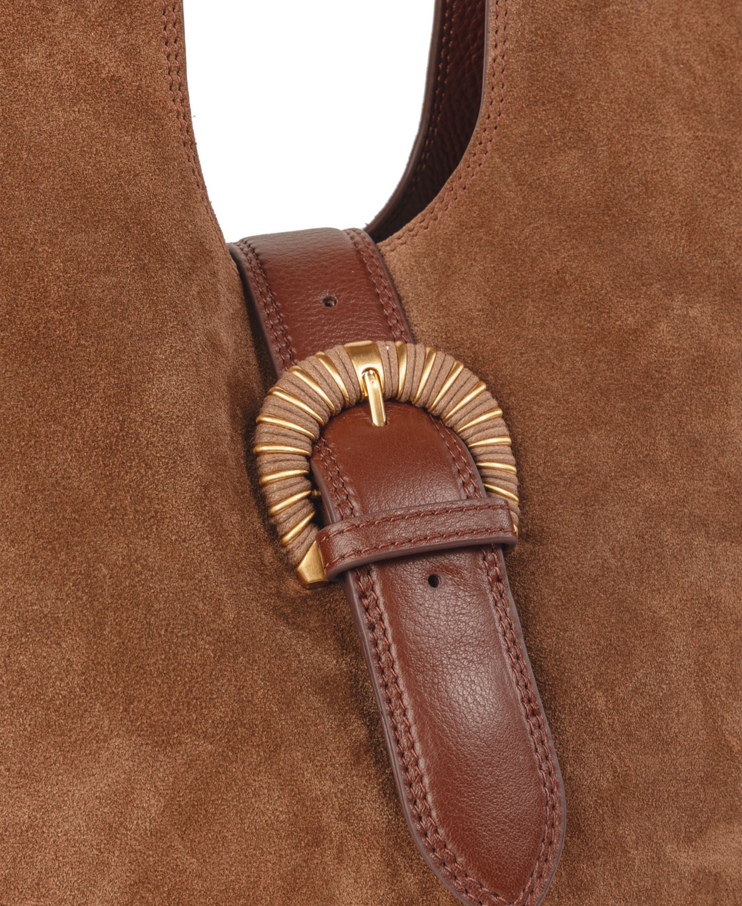 Lucy Buckle Medium Tote Handbag