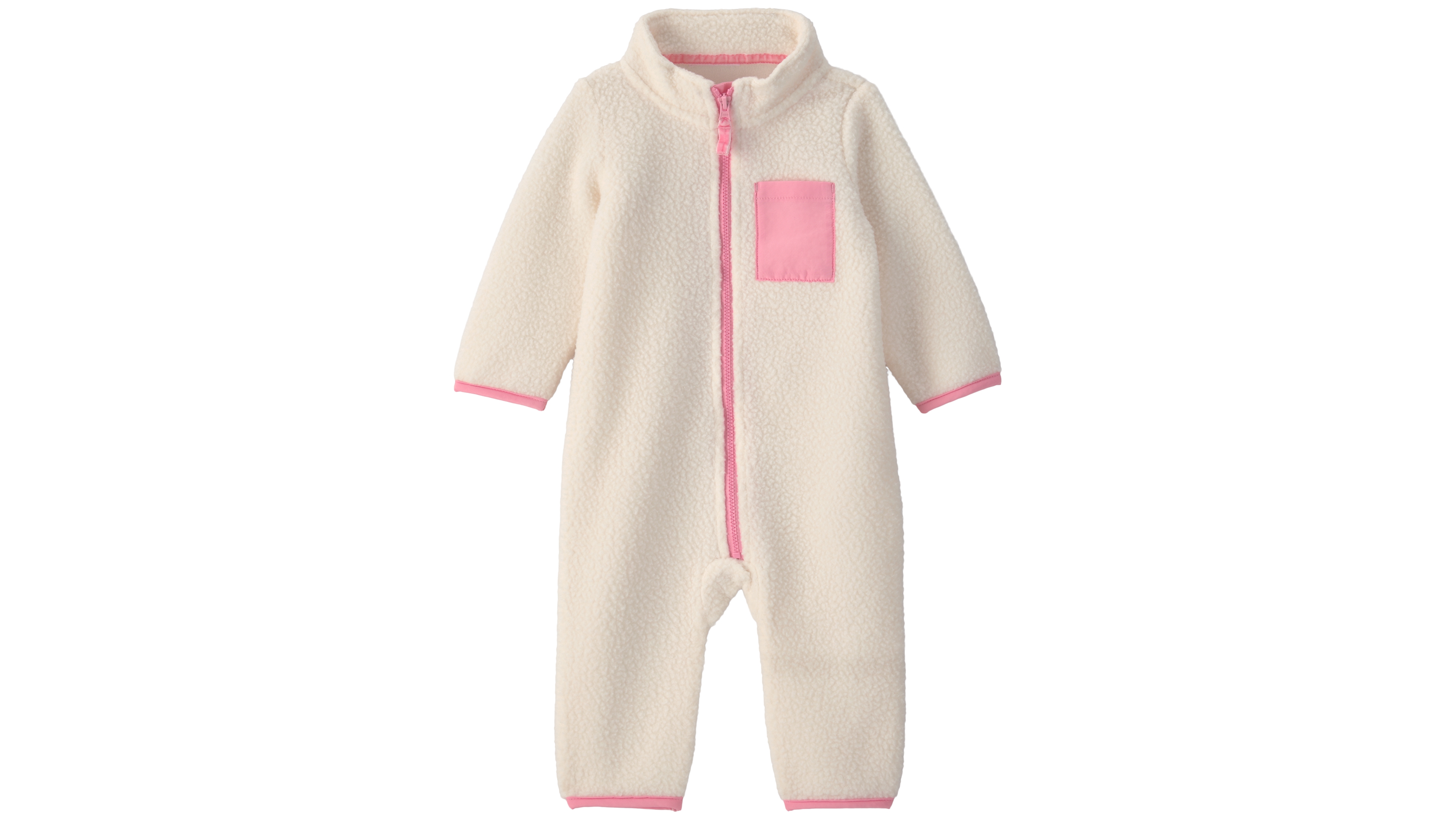 Carter's Baby Girls' Color-Block Fleece Jumpsuit