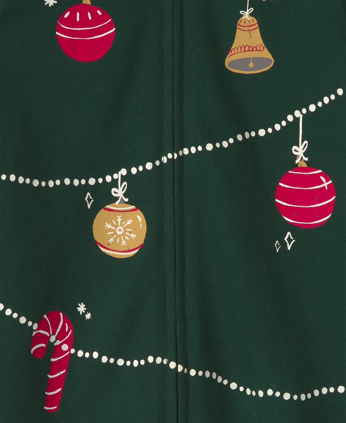 Carter's Baby Boys' and Girls' Christmas Tree French Terry Jumpsuit