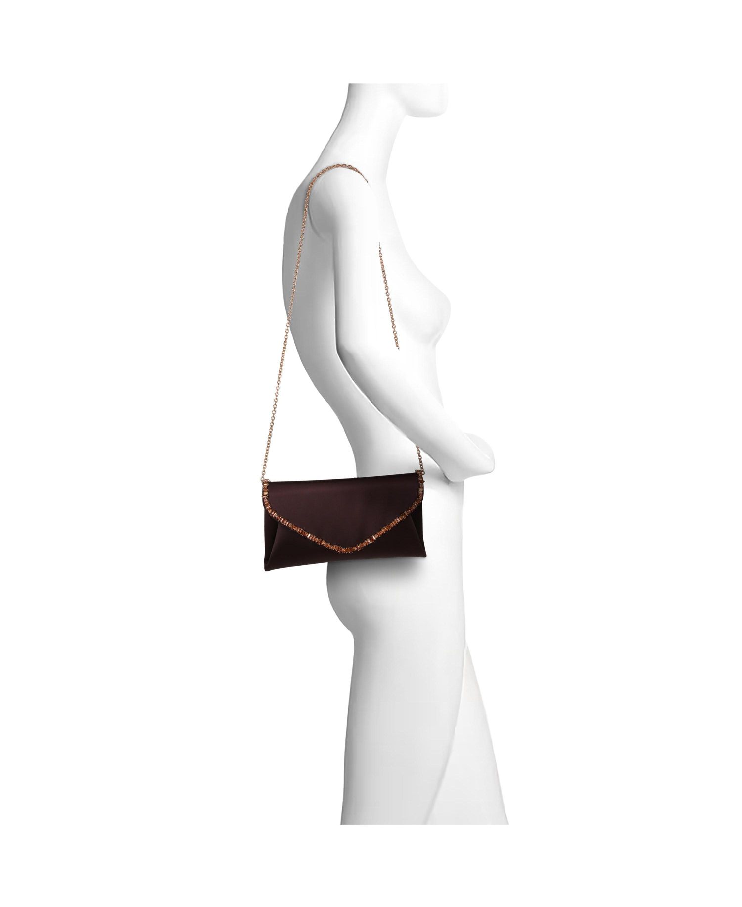 Woman's Mika Mix Crystal Neckline Envelope