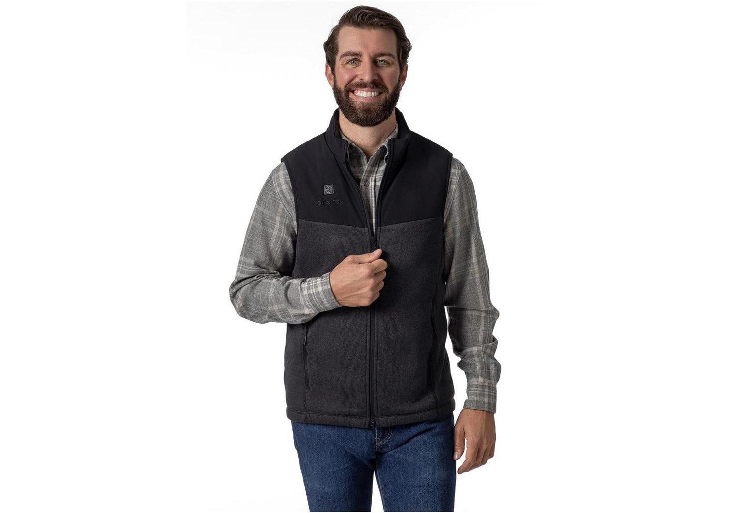 Men's Big & Tall 4-Zone Heated Fleece Vest
