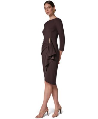 jcp cocktail dresses Women's Semi-Formal & Party Cape Sleeve Color:Dark Gold / Black Vestidos All Dresses & Skirts New arrivals, made for