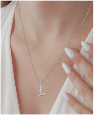 Diamond L Initial 18