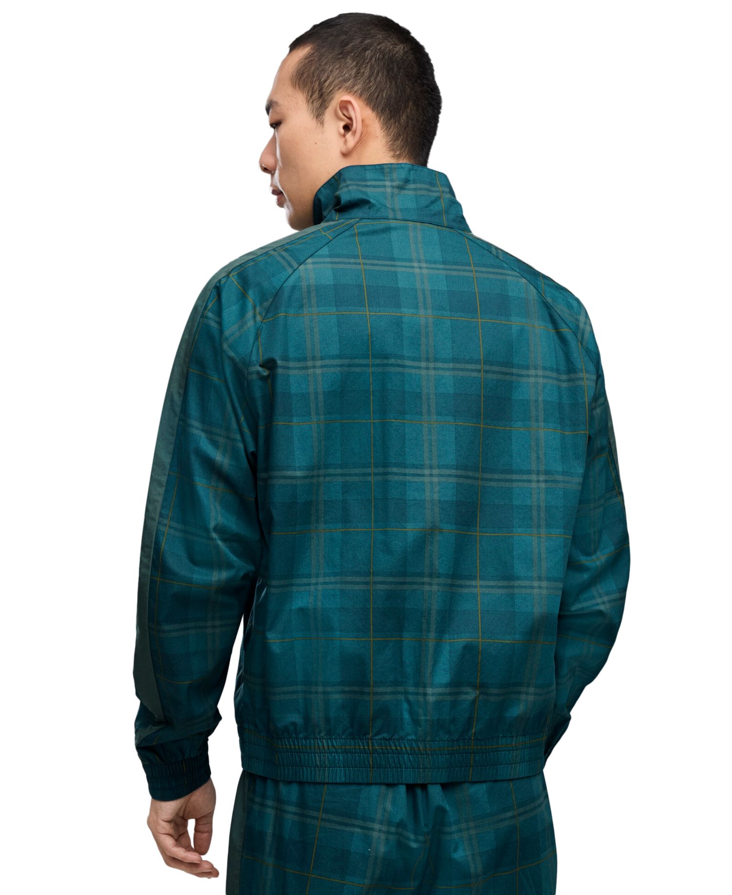 Men's T7 Tartan Relaxed-Fit Track Jacket