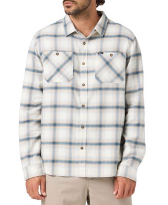 Men's Coastline Flannel Long-Sleeve Button-Up Shirt