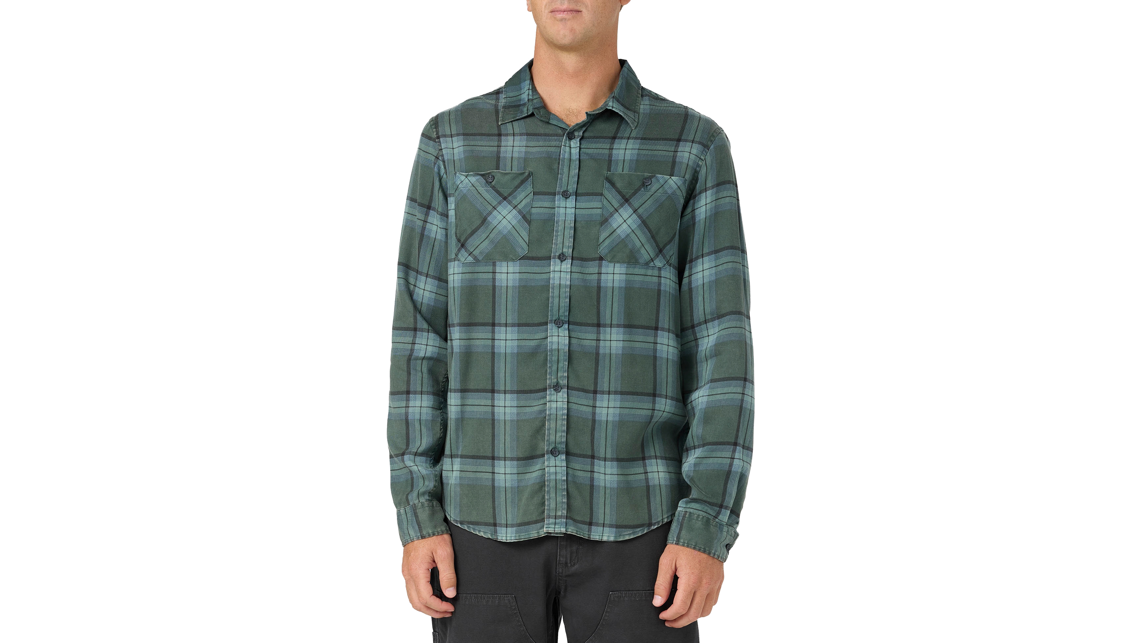 O'Neill Men's Print Long-Sleeve Flannel Shirt