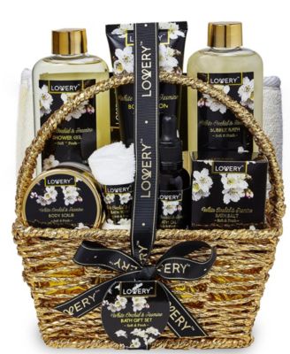 Home Spa Orchid Jasmine Body Care Gift Set, 9 Piece