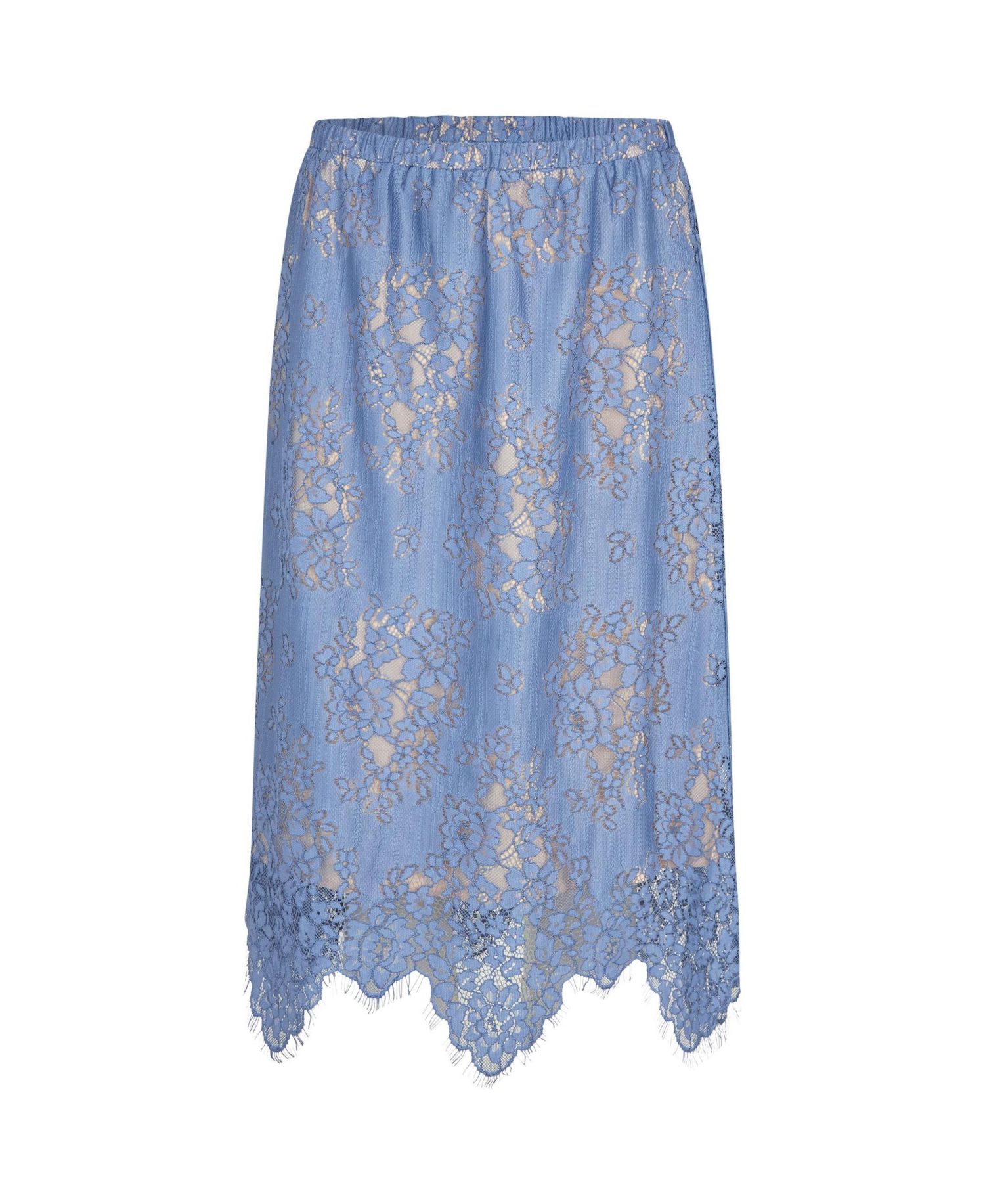 Women's MaSarivelle Floral-Lace Midi Skirt