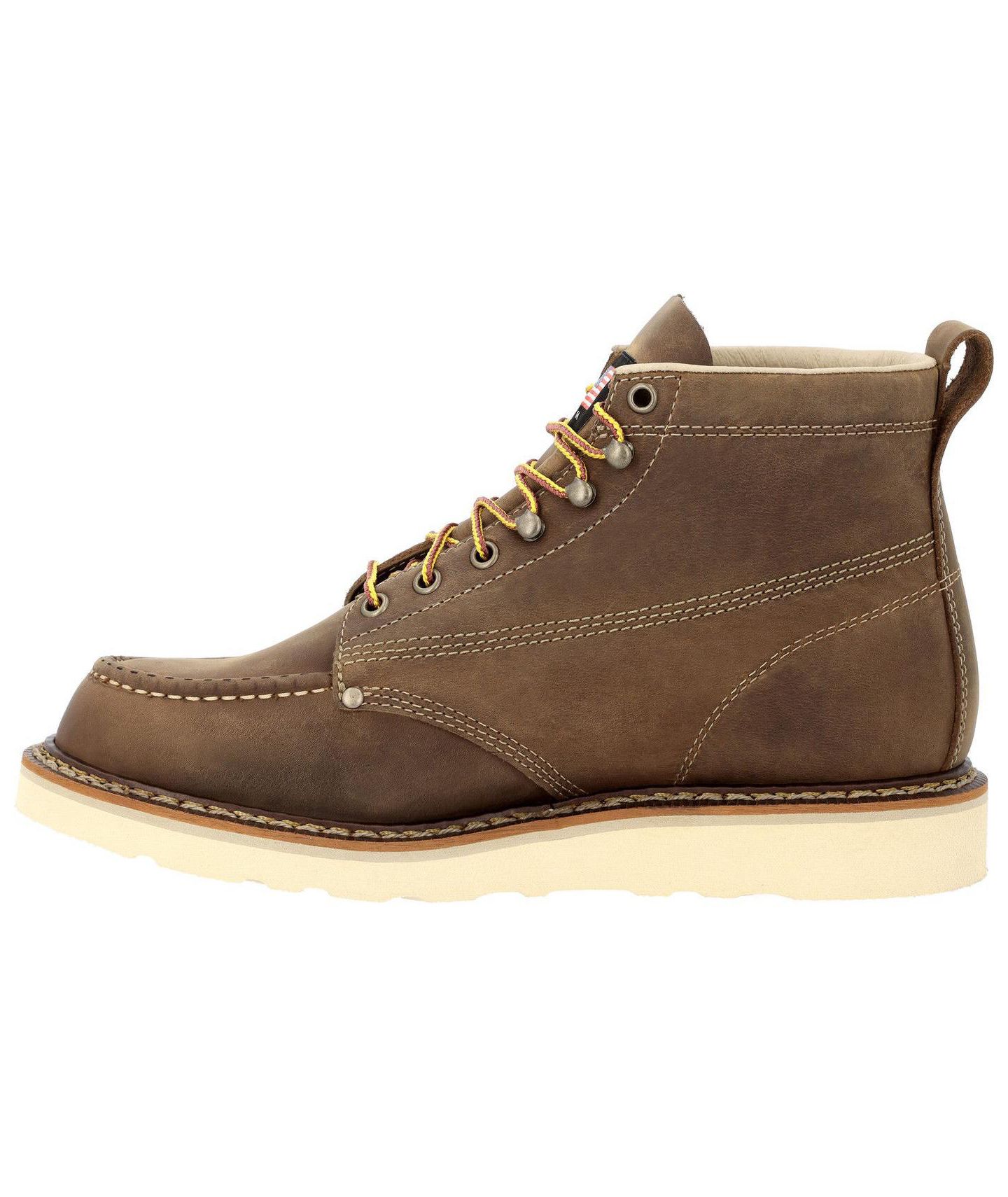 Мужские ботинки ROCKY Heritage 32 Work Leather Boot, цвет: Коричневый — фото 6