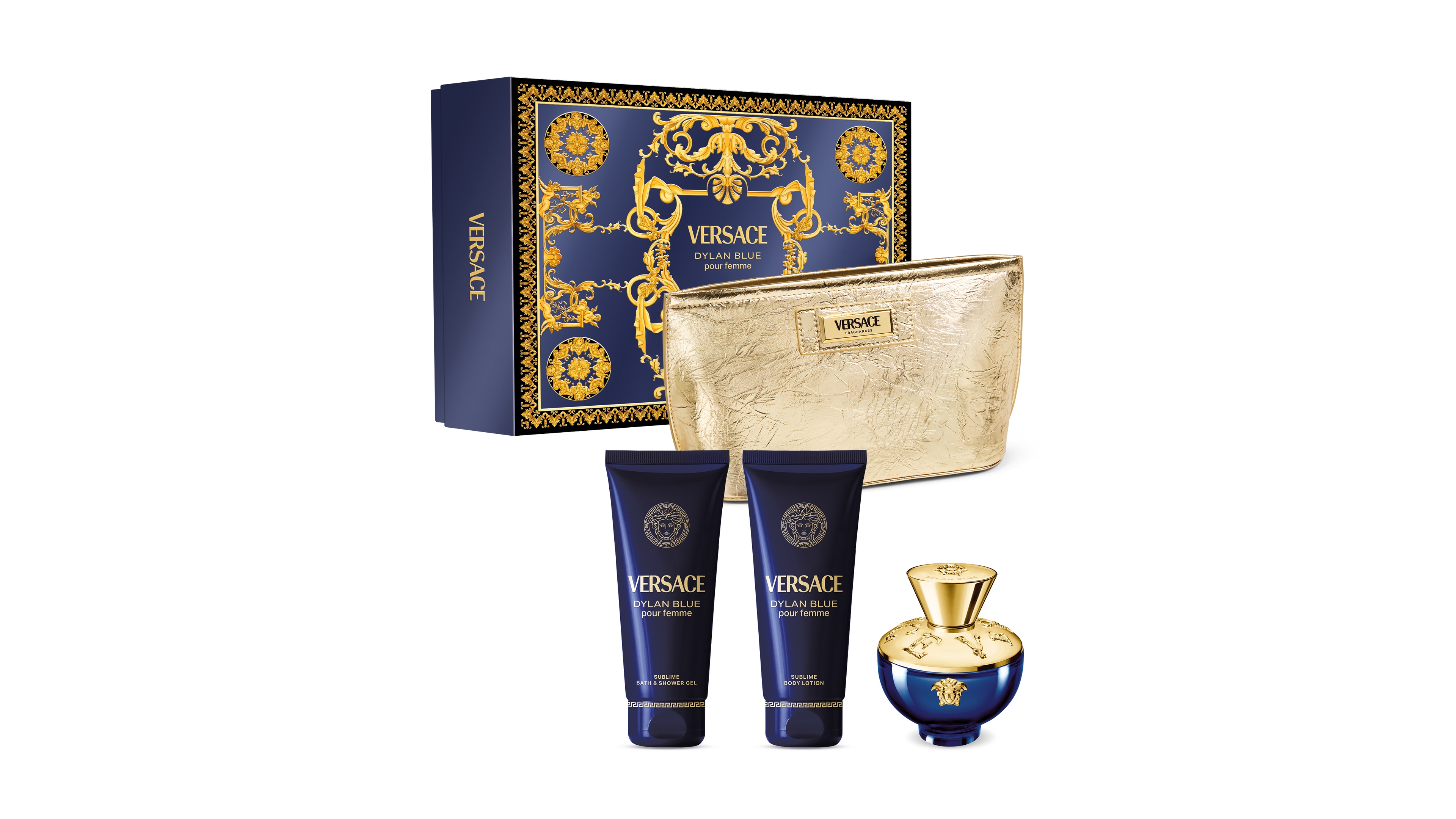 Versace 4-Piece Dylan Blue Pour Femme Eau de Parfum Spray Gift Set