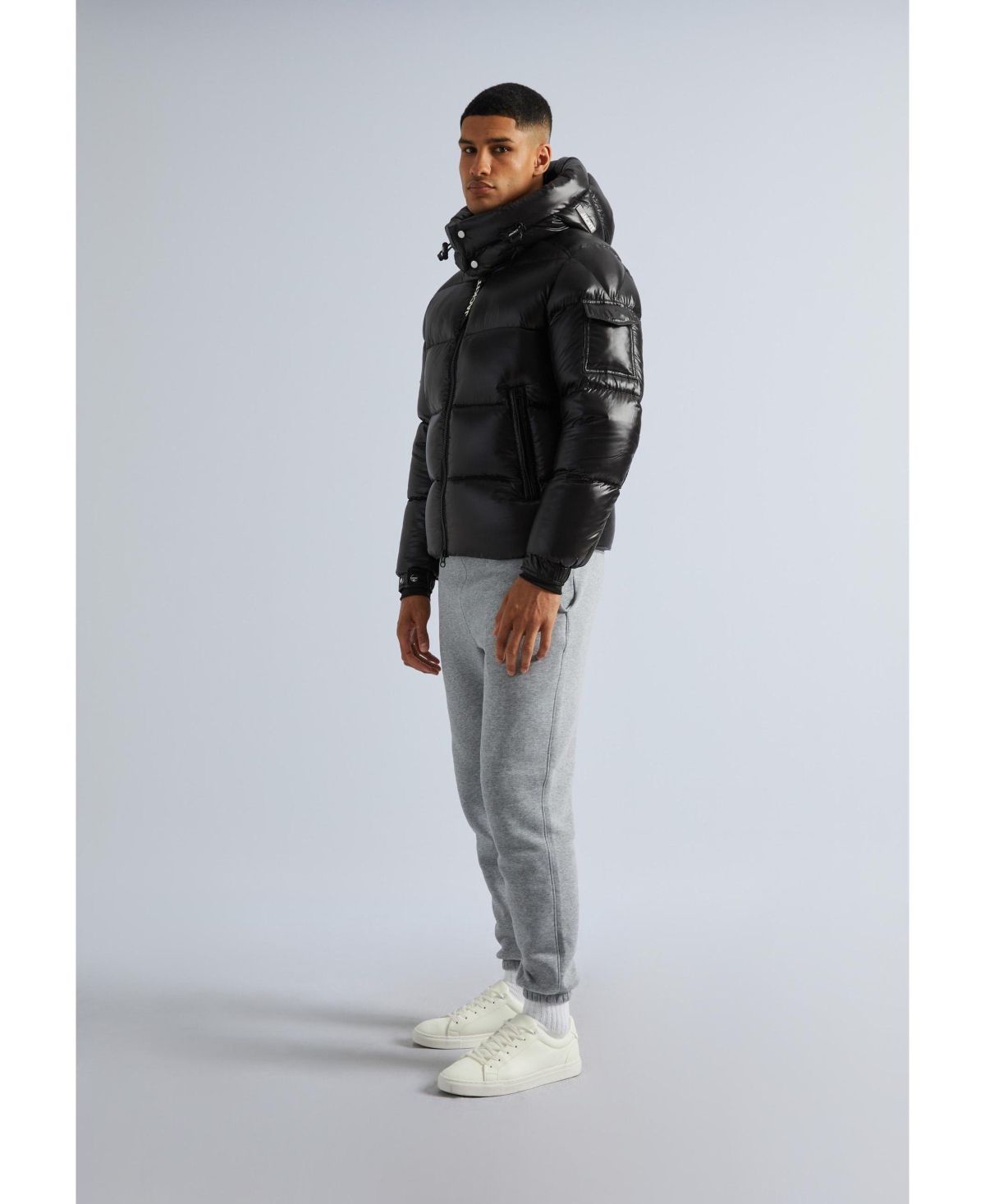 JACK1T Men's Hooded Puffer Jacket