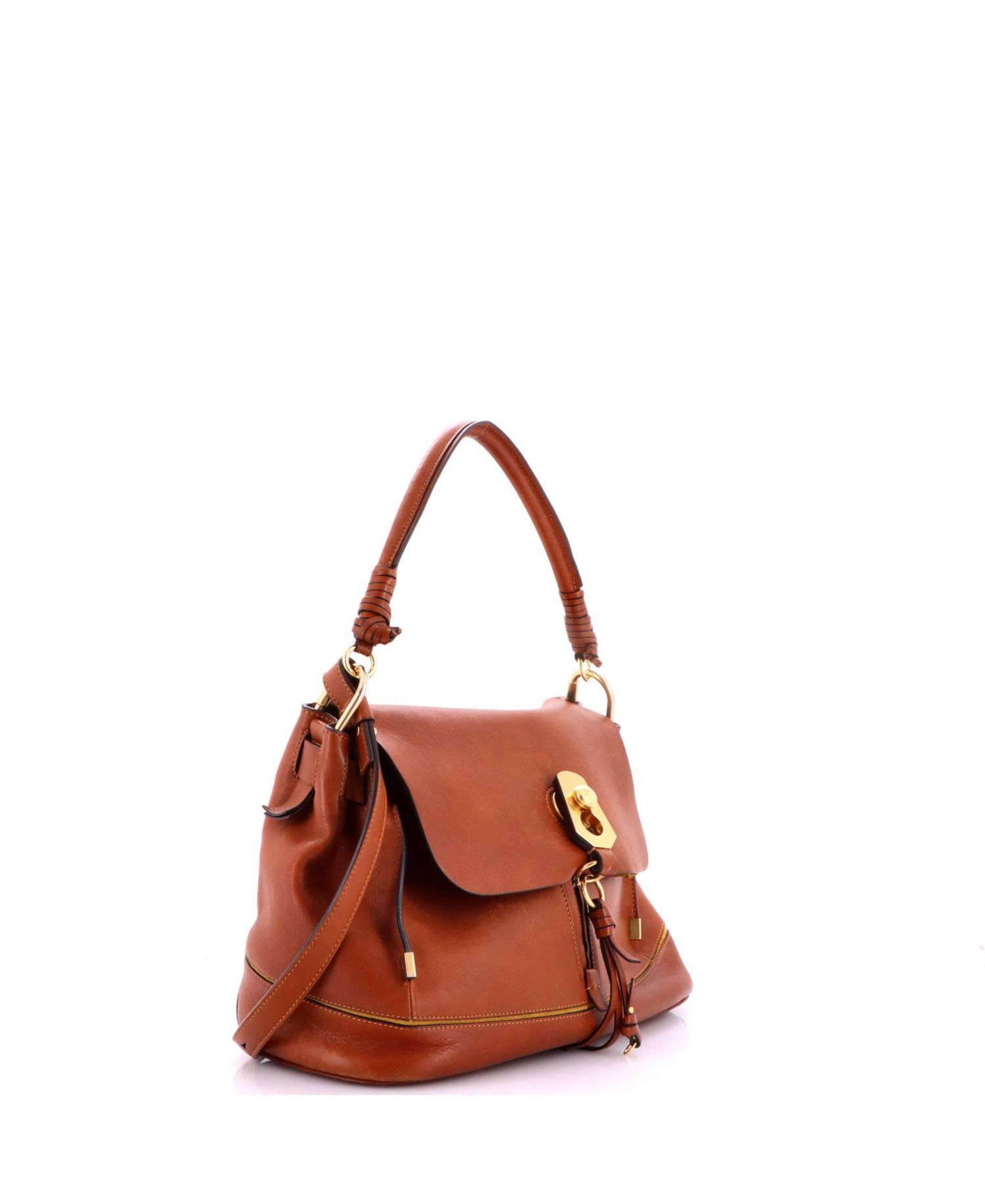 Small Owen Flap Bag Leather