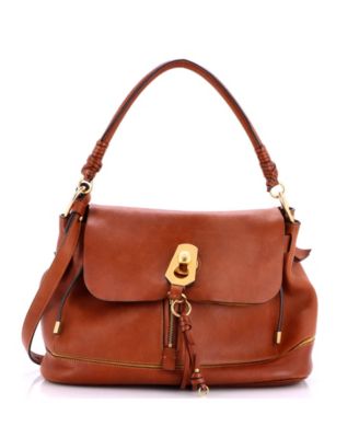Small Owen Flap Bag Leather