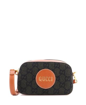 Off the Grid Camera Bag GG Wool and Leather
