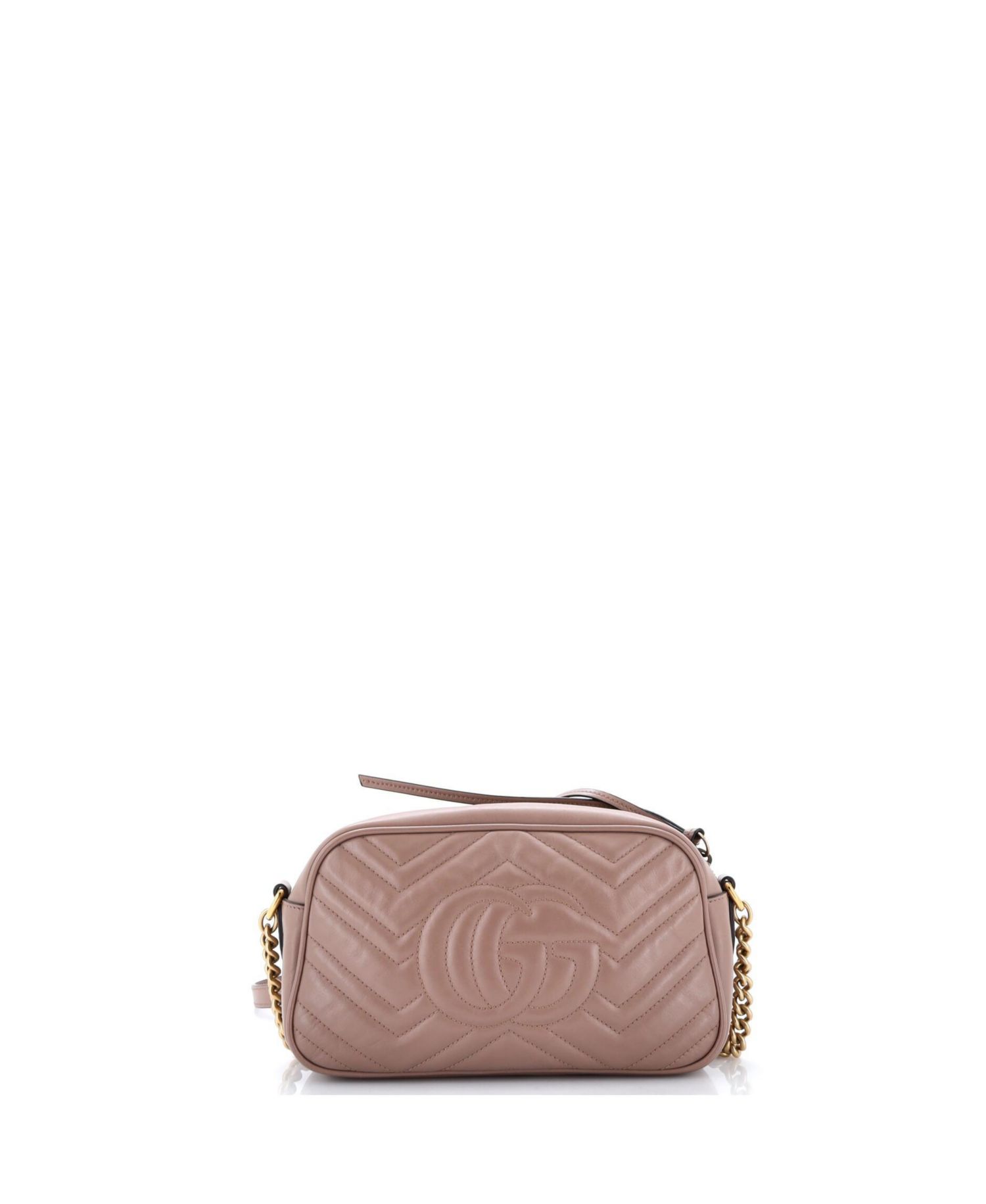 Small GG Marmont Shoulder Bag Matelasse Leather