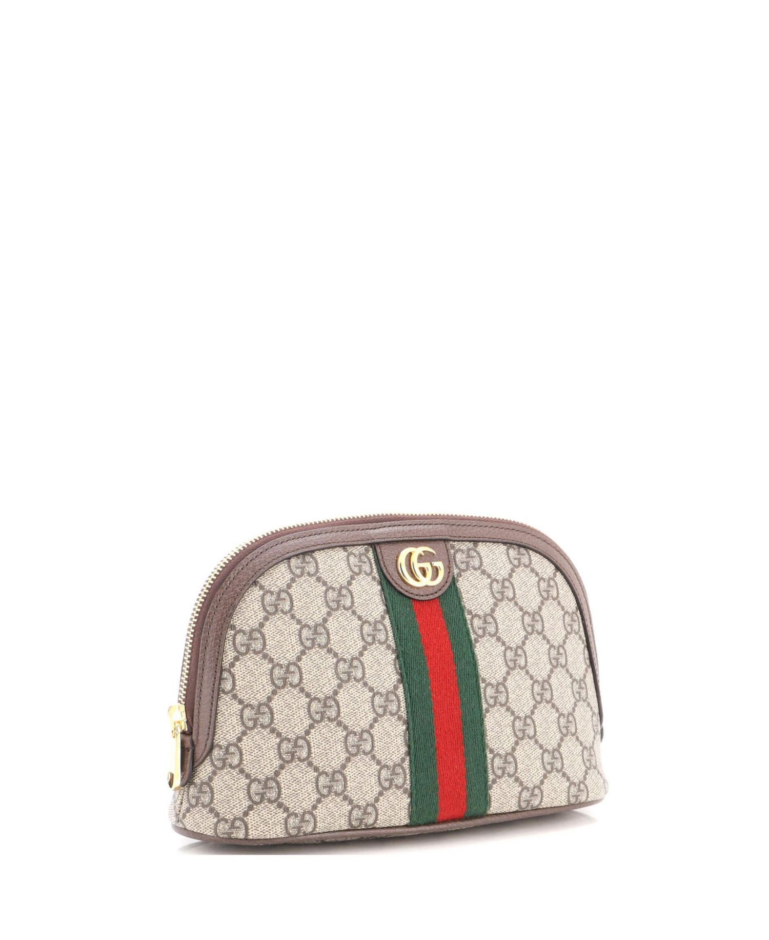 Large Ophidia Cosmetic Case GG Coated Canvas