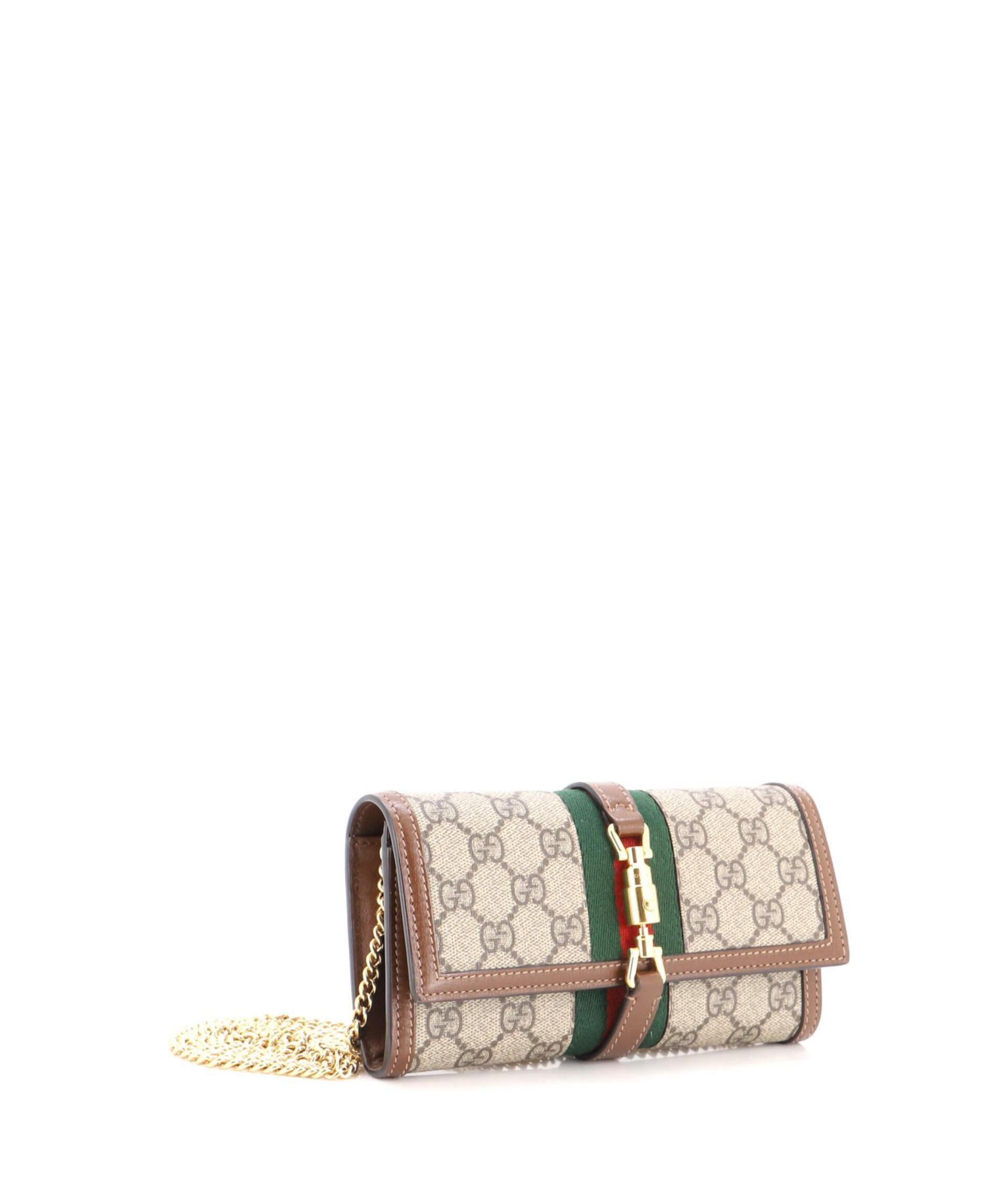 Jackie 1961 Continental Chain Wallet GG Coated Canvas