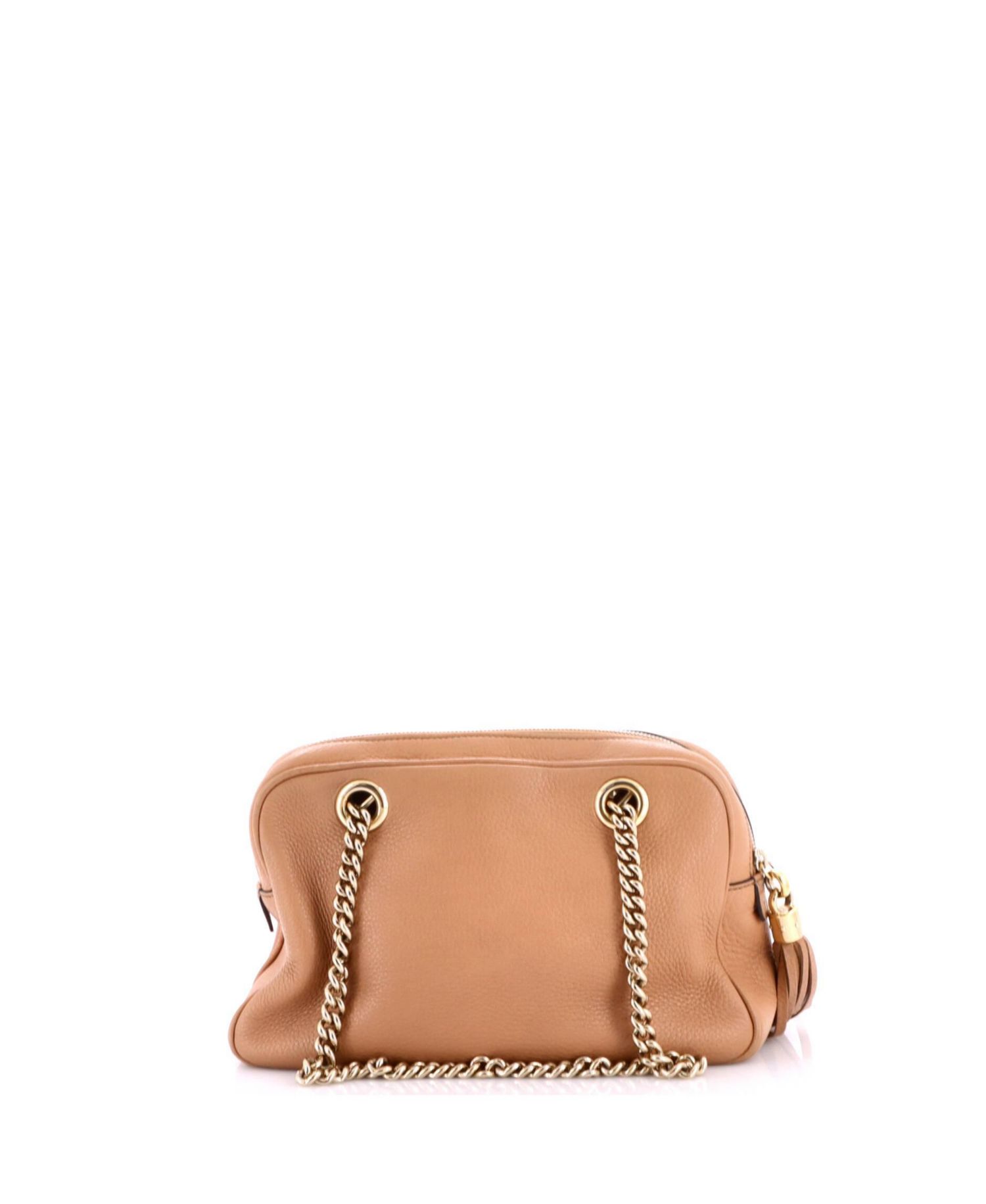 Small Soho Chain Zip Shoulder Bag Leather