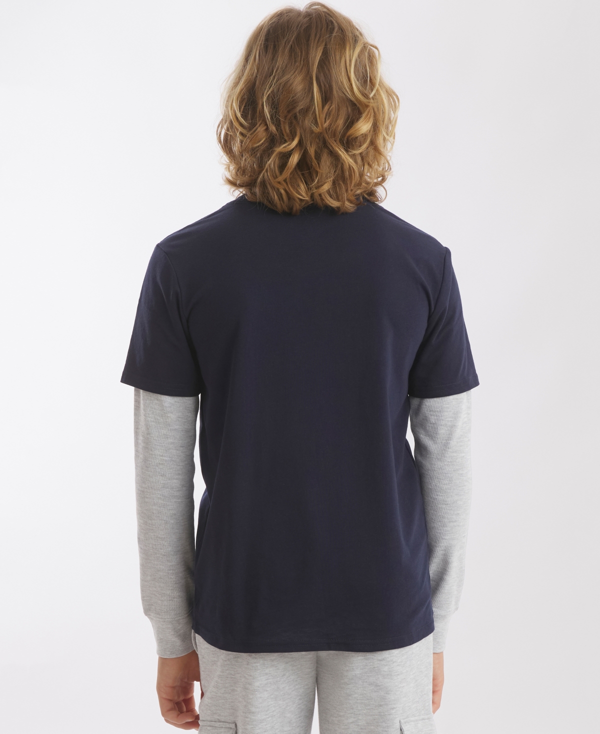 Champion Boys' 8-20 Hangdown Long-Sleeve T-Shirt