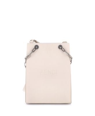Small Chain Shopping Tote Leather
