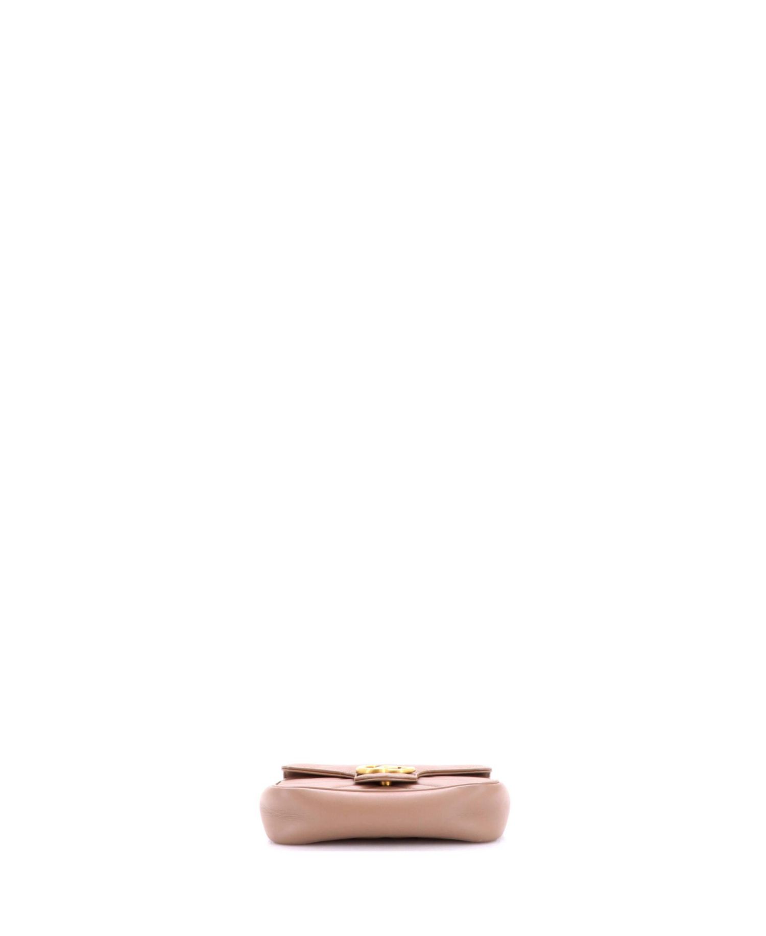 Super Mini GG Marmont Flap Bag Matelasse Leather