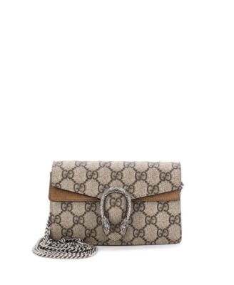 Super Mini Dionysus Bag GG Coated Canvas