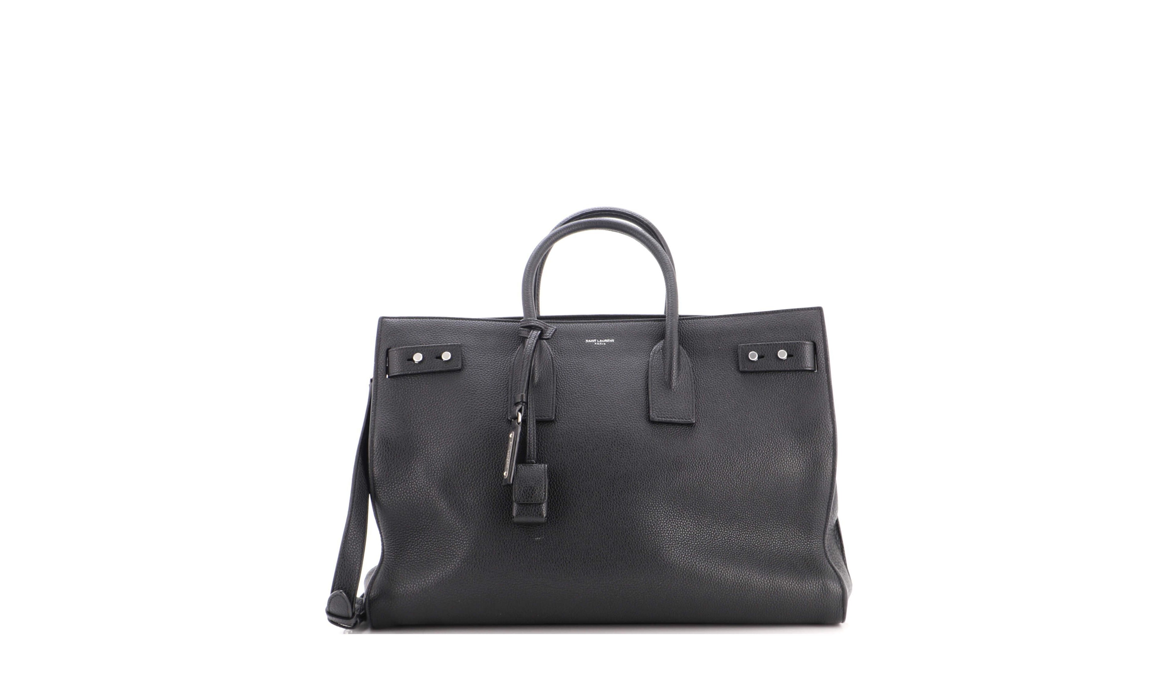 Pre-Owned Saint Laurent Large Sac de Jour Souple Bag Leather