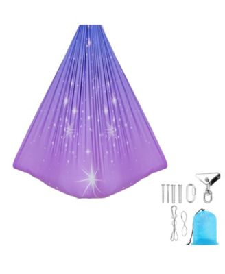 Double Layer Sensory Swing with 360 Degree Swivel Hanger and 300 Pound Capacity