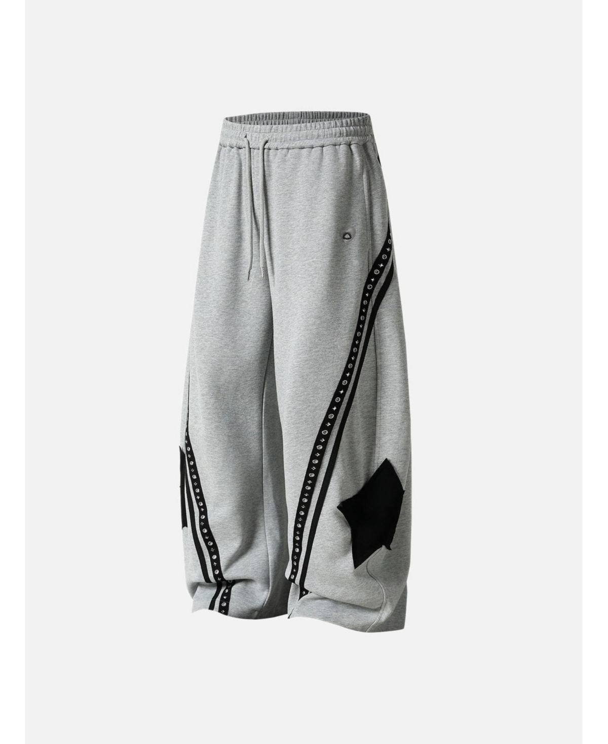 Aelfric Eden Women's Baggy Barrel High-Rise Star-Stud Sweatpants