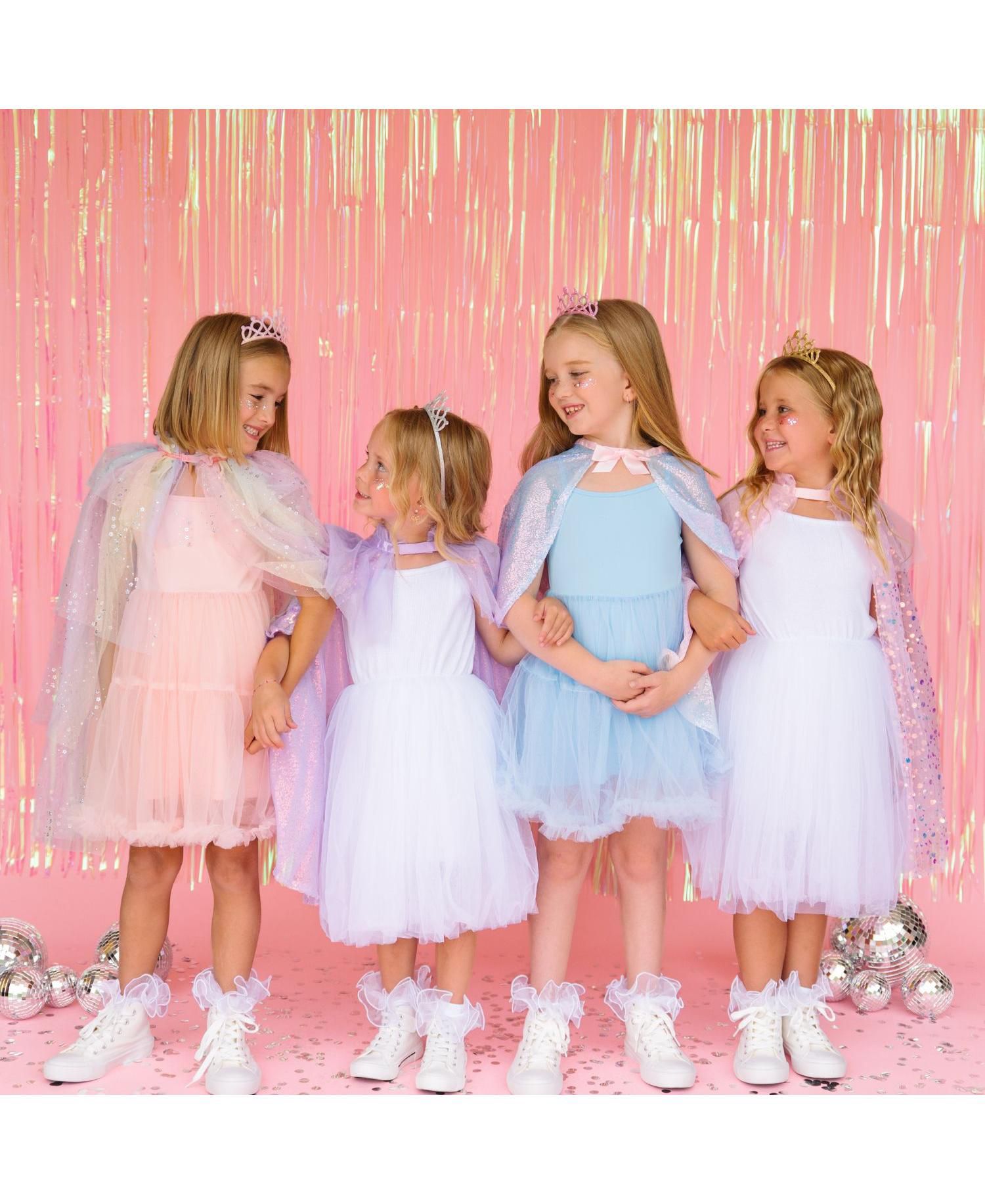 Girls Rainbow Dream Sequin Cape