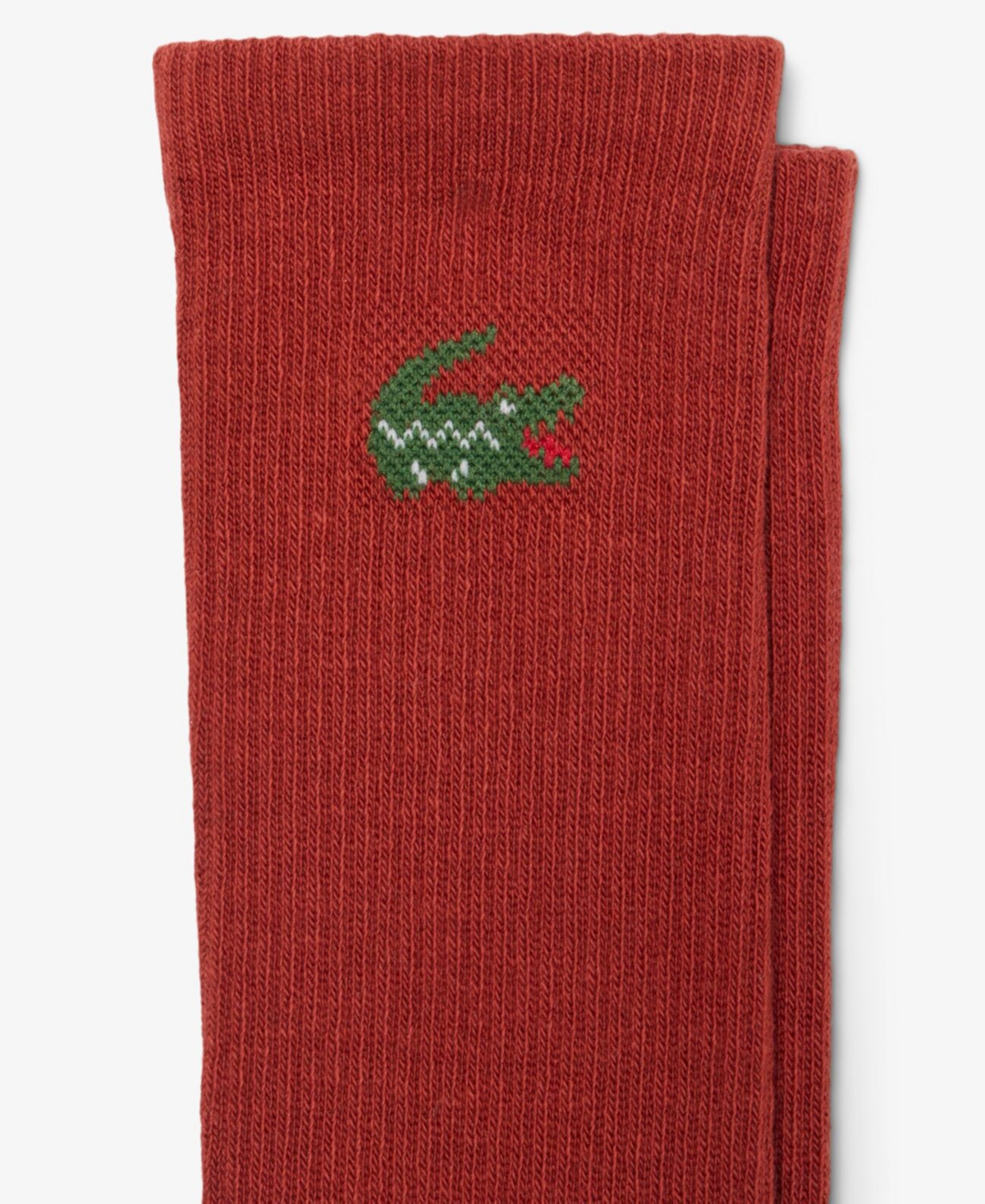 Lacoste Men's Ribbed Cotton-Blend Crew Socks, 6-Pack