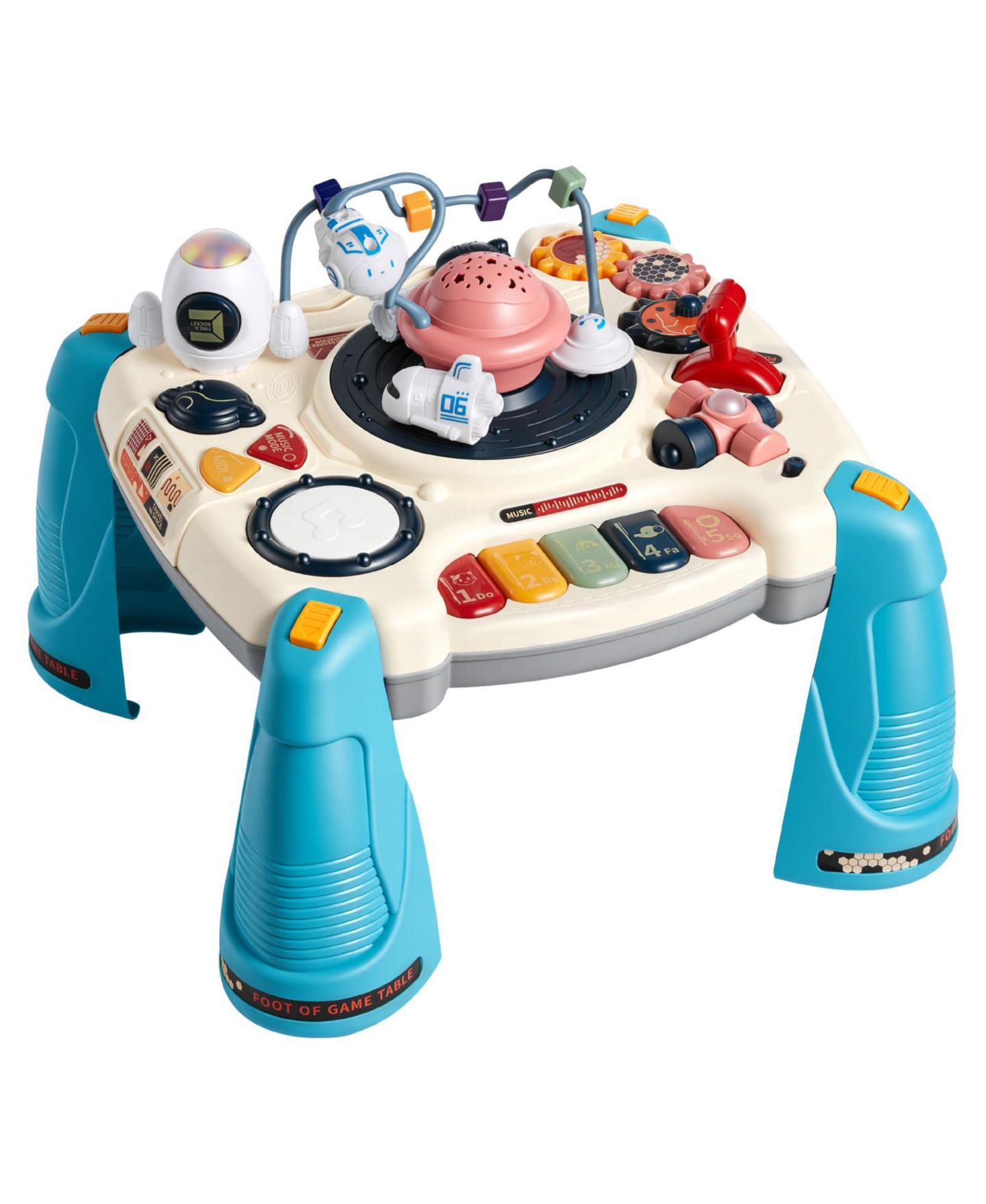 Детская игрушка SEVORLEY Baby Spacecraft Musical Activity Table, Ages 6+, цвет: Синий / Разноцветный — фото 1