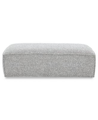 Camelle Fabric Caster Ottoman