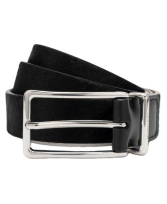 MICHAEL Polished Buckle Leather Reversible Belt