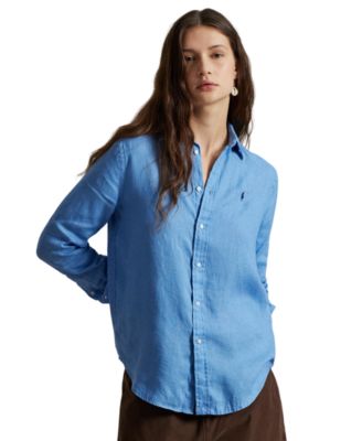 Women's Classic-Fit Linen Shirt