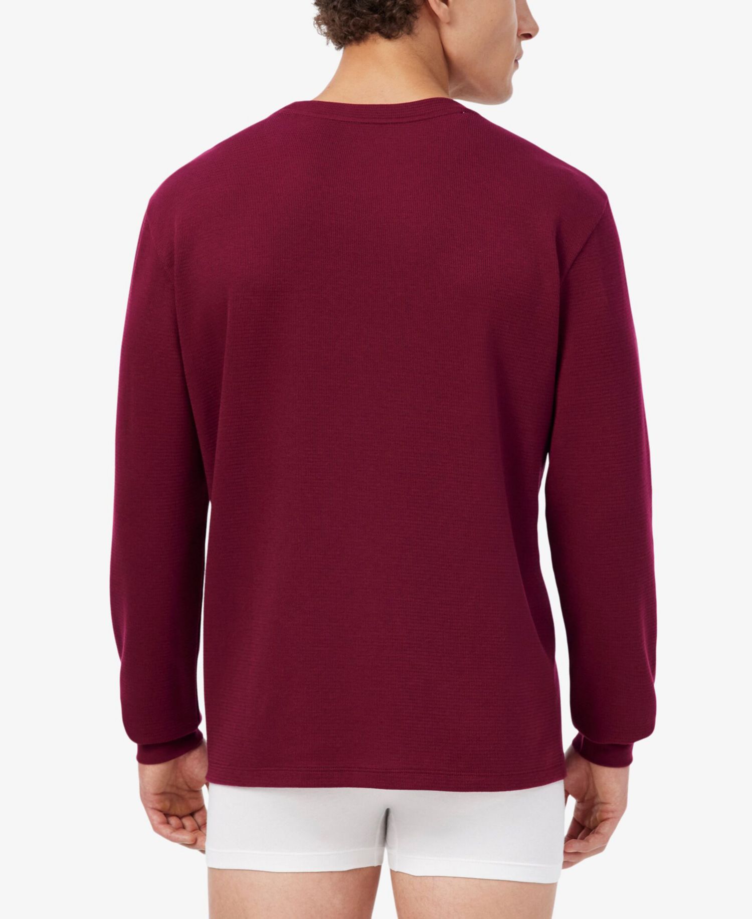 Men's Waffle-Knit Thermal Sleep T-Shirt
