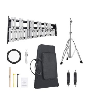 30-Note Glockenspiel Percussion Instrument Kit, Ages 3+