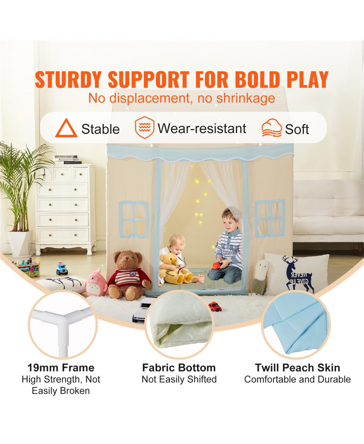 Yobtop Castle Indoor and Outdoor 3-Piece Play Tent, Ages 1-5