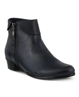 Women's Stockholm Low-Shaft Bootie with Side Zipper Closure