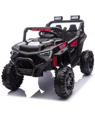 24V 400W Kids Ride On Electric UTV - Parents Remote Control, Four-Wheel Suspension, LED Lights, USB and MP3 Music and Bluetooth for Kids