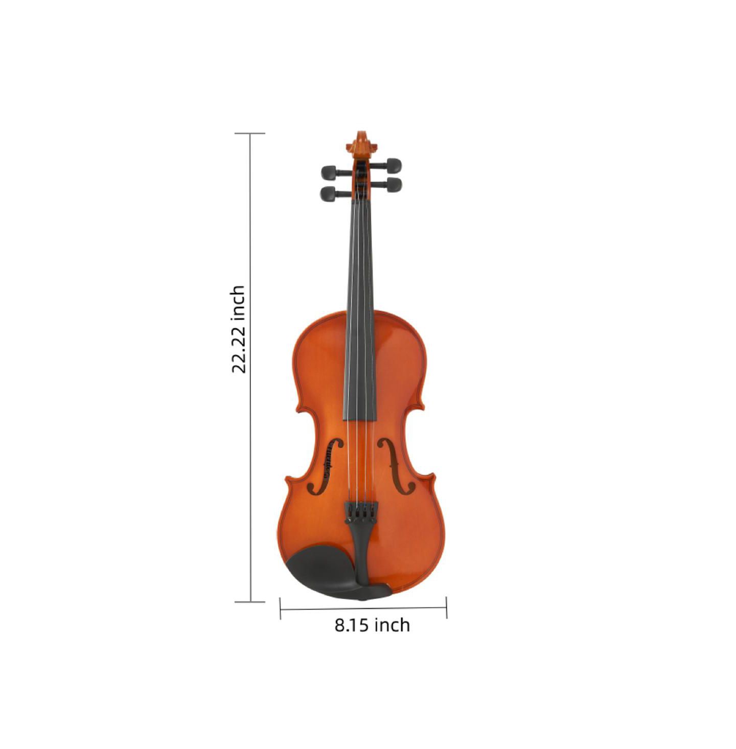 Детские игрушки YOBTOP 4/4 Full Size Handcrafted Ready-to-Play 2-Piece Violin and Bow Set, Ages 11+ — фото 3