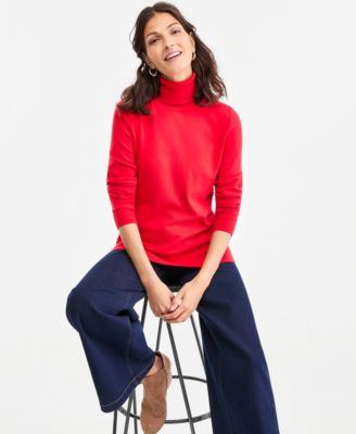Petite Long-Sleeve Turtleneck Sweater