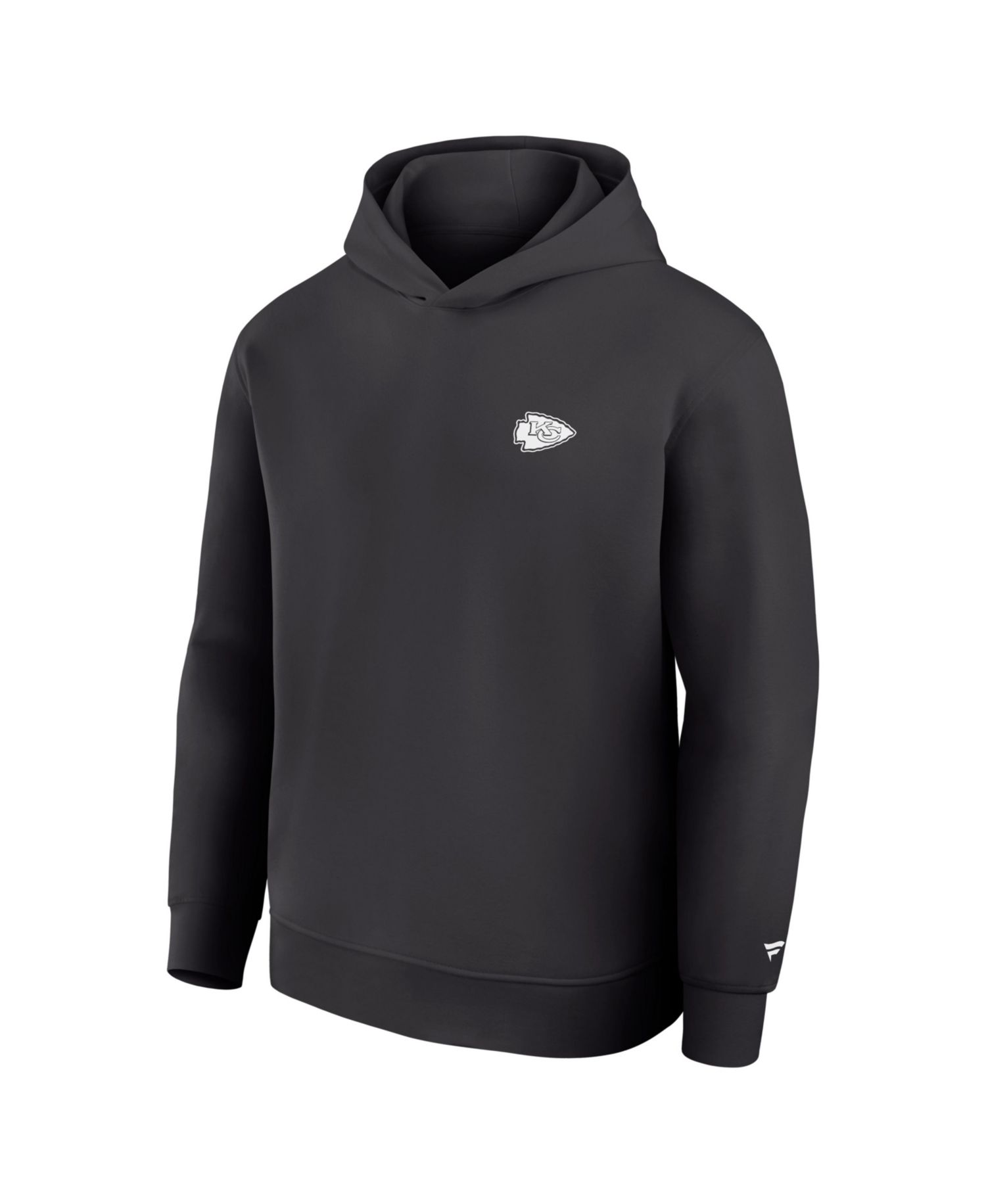 Men's Charcoal Kansas City Chiefs Clutch Tri-Blend Hoodie