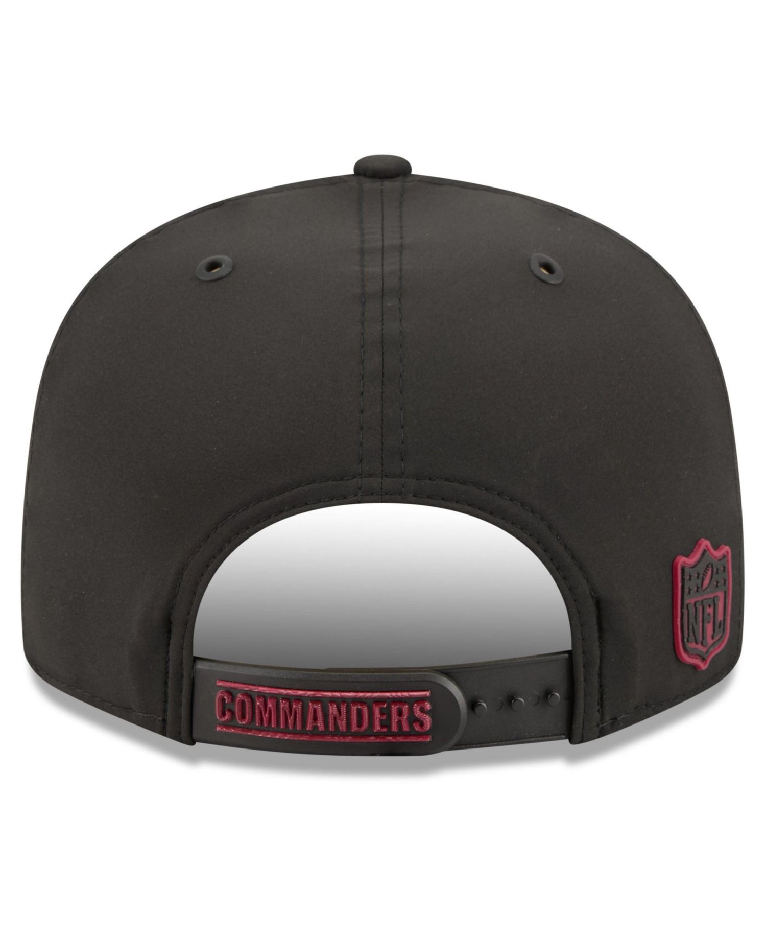 Men's Black Washington Commanders 2026 Sideline 9FIFTY Snapback Hat