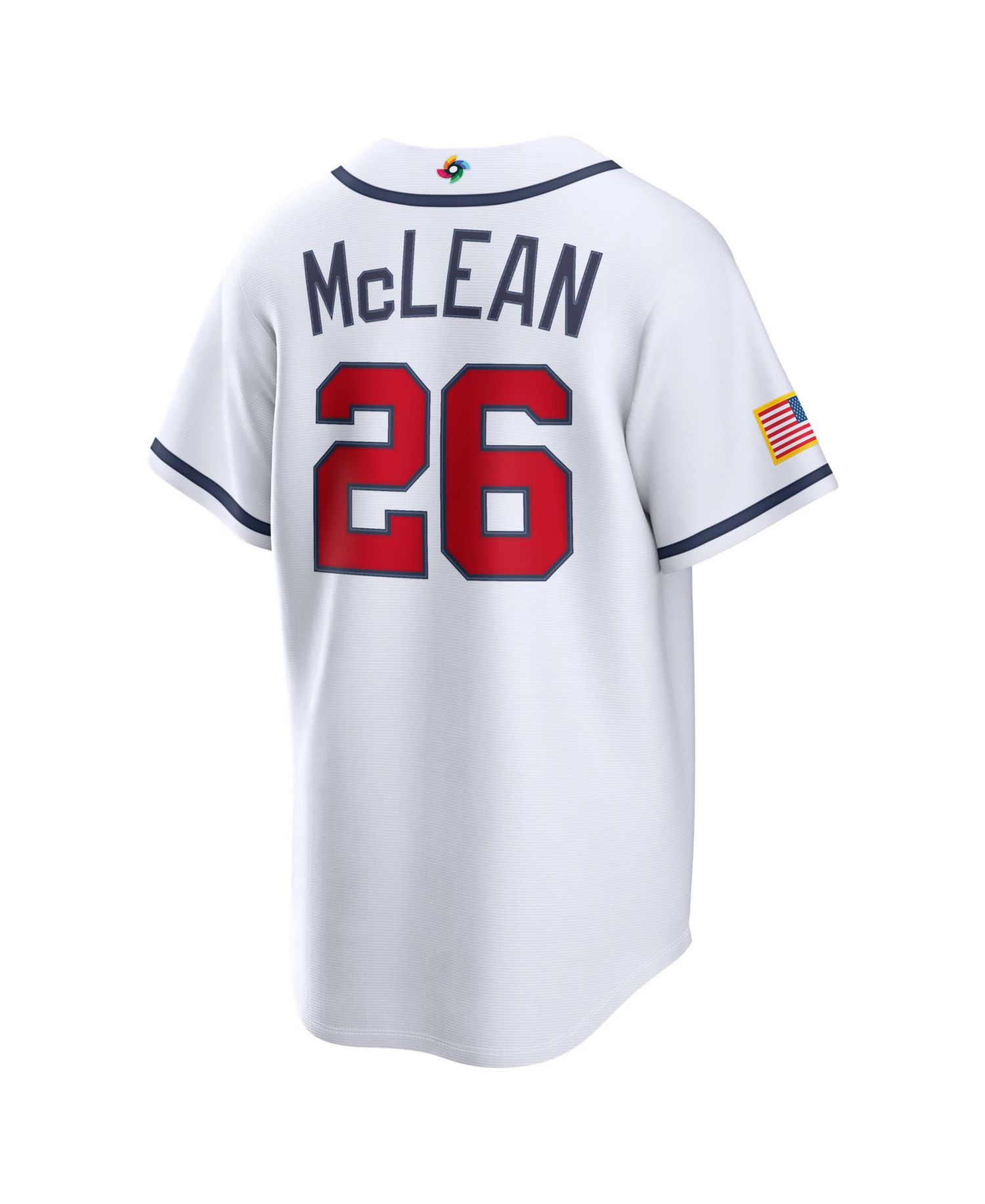 Men's Nolan M White USA Baseball 2026 World Baseball Classic Home Stadium Jersey